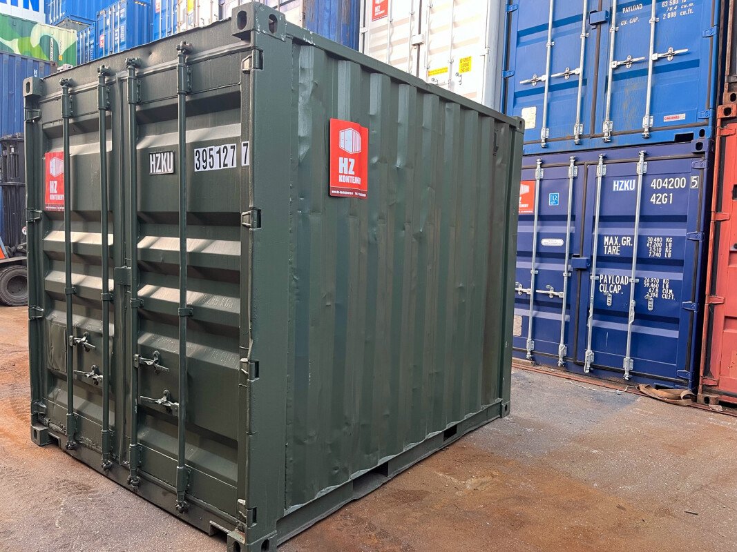 Container 10 Piedi Agricolo in Acciaio Verde Abete - immagine 2