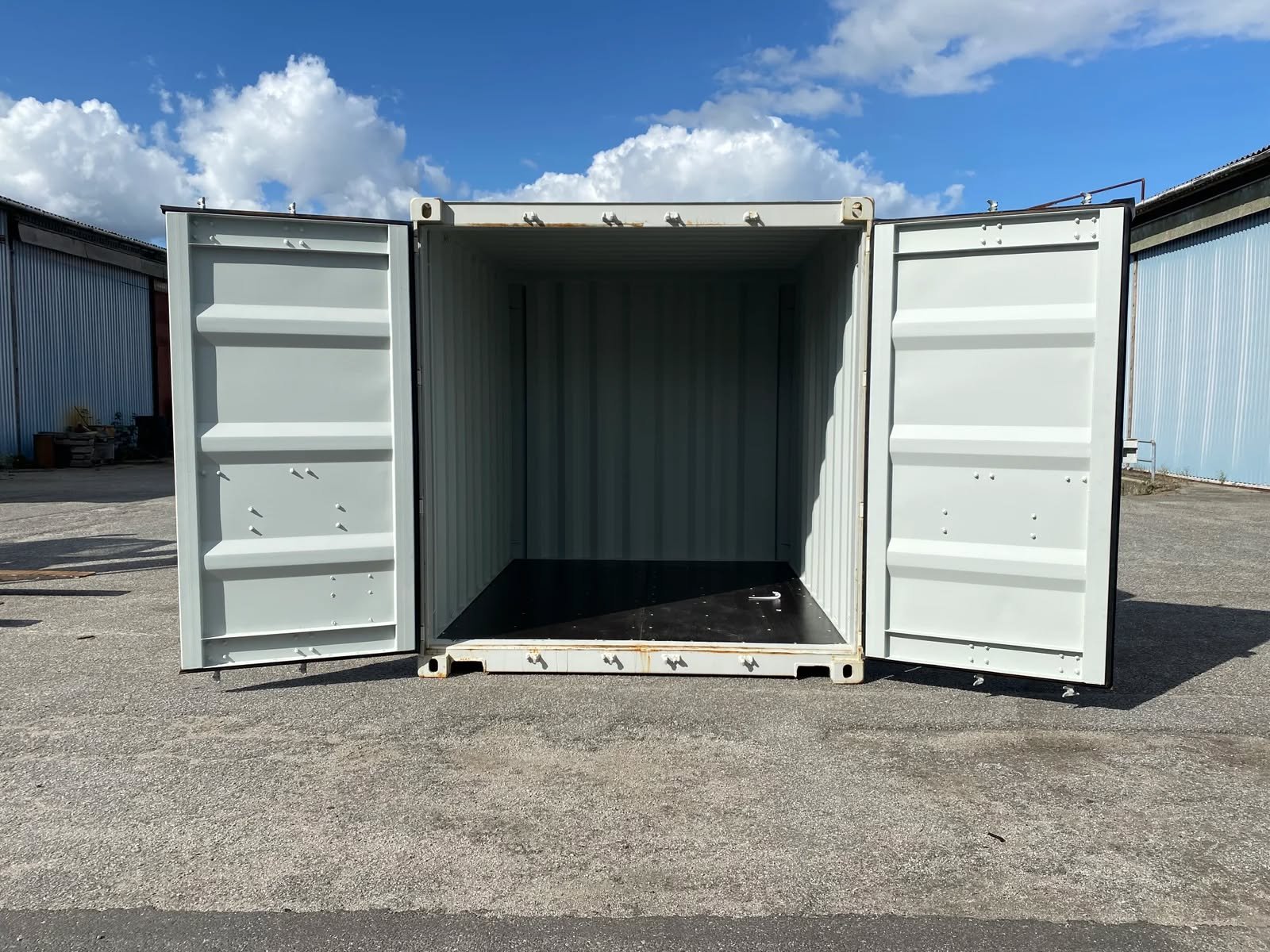 Container 10 piedi Bianco Crema RAL 9001 - Deposito Esterno - immagine 3
