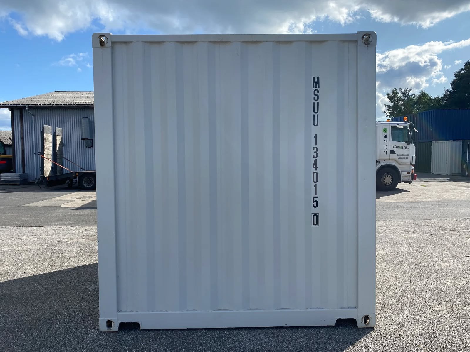 Container 10 piedi Bianco Crema RAL 9001 - Deposito Esterno - immagine 5