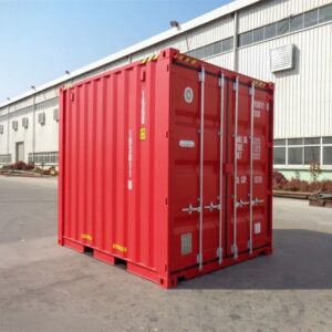 Container One-Way 10' HC Rosso RAL 3020 - Alta Qualità