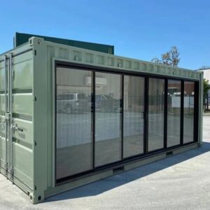 Container Ufficio 6 Metri con Finestra Laterale Grande
