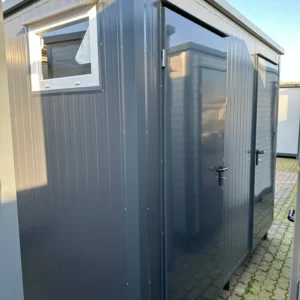 Container Sanitario Doppio 3x2 m con Due Cabine Indipendenti