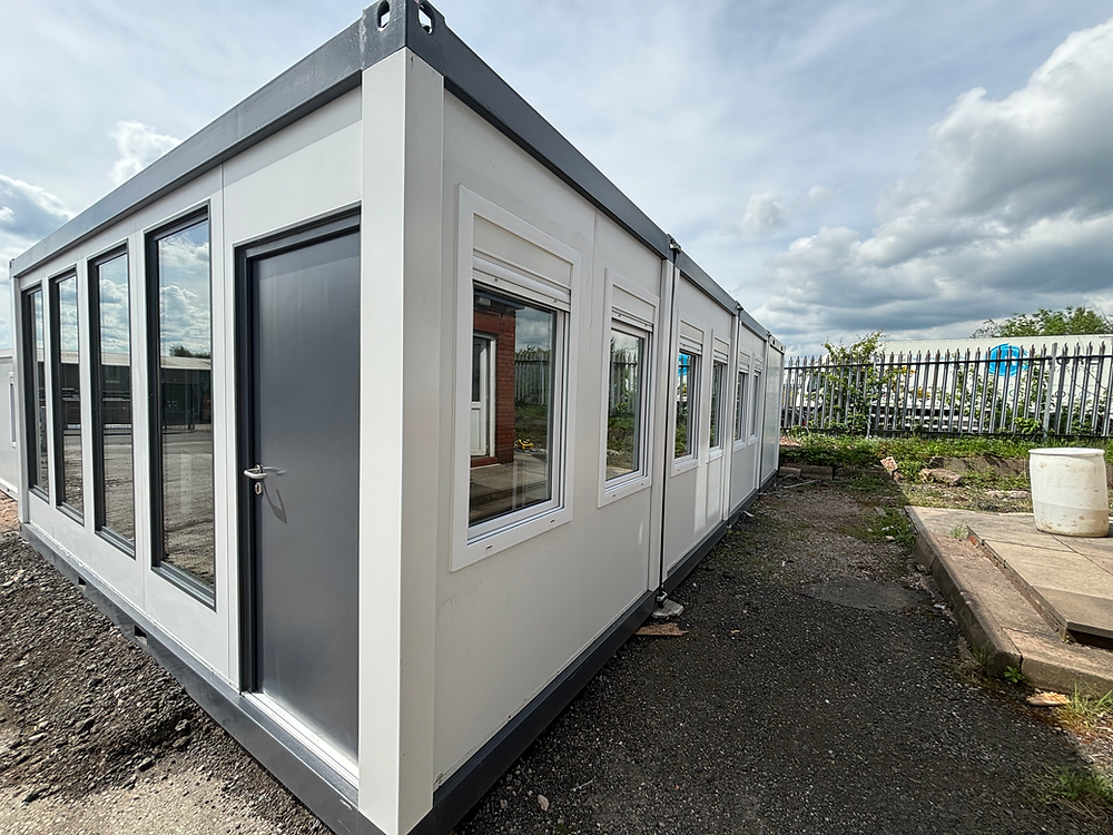 Ufficio modulare portatile 4 moduli 6×9,72m - 58m² - immagine 2
