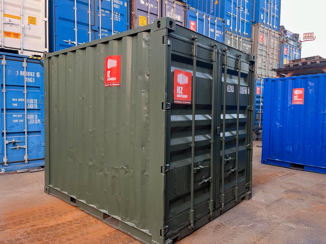 Container 10 Piedi Agricolo in Acciaio Verde Abete - immagine 3