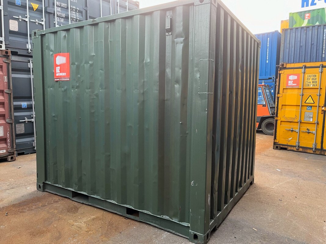 Container 10 Piedi Agricolo in Acciaio Verde Abete - immagine 5