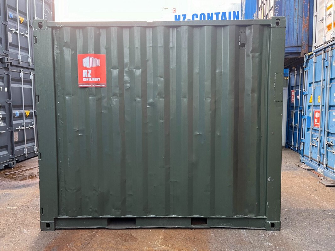 Container 10 Piedi Agricolo in Acciaio Verde Abete - immagine 4