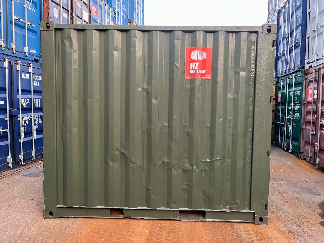 Container 10 Piedi Agricolo in Acciaio Verde Abete - immagine 6