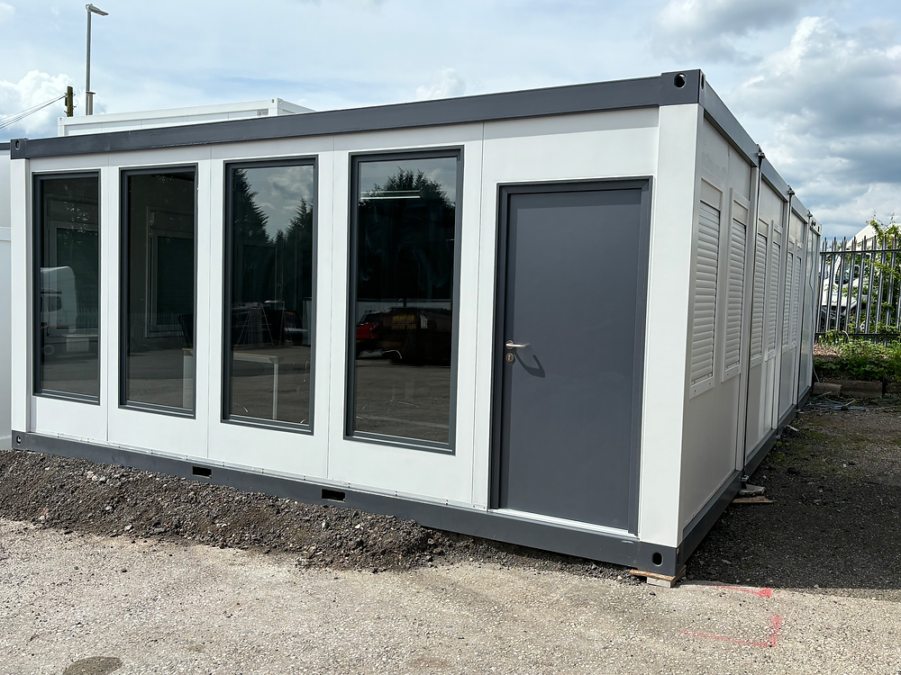 Ufficio modulare portatile 4 moduli 6×9,72m - 58m²