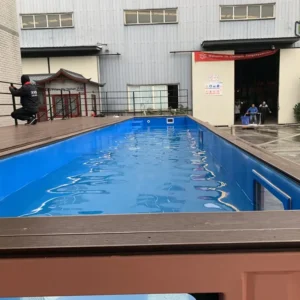 Container Piscina SP02 11,8m Rivestimento Fibra di Vetro