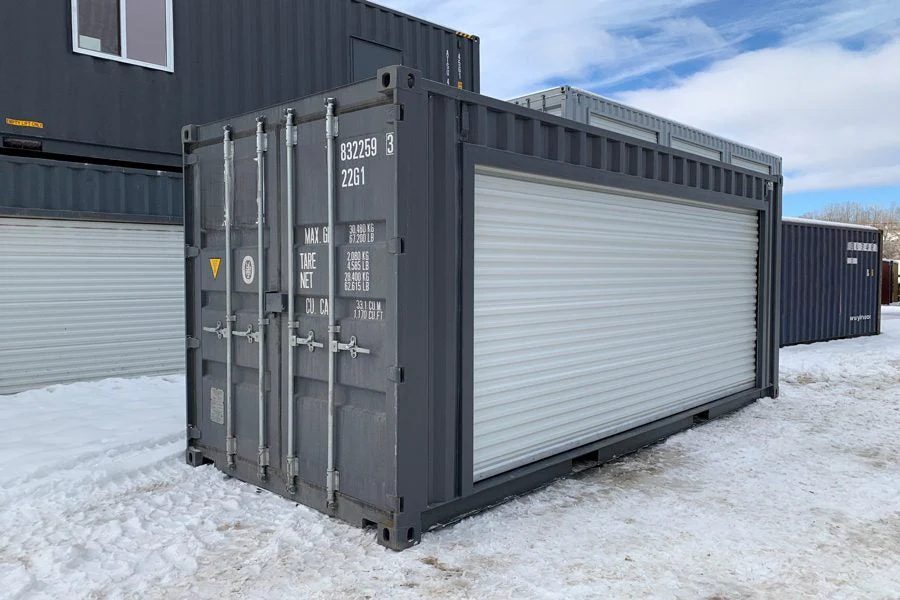 Container 20 piedi con 16 porte avvolgibili self-storage - immagine 2