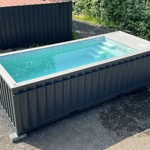 Piscina Container 20 Piedi con Getto Nuoto Controcorrente